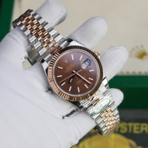 Đồng Hồ Rolex DateJust 126331 Rep 11 Mặt Chocolate Số Dạ Quang Nhà Máy Clean 41mm (2)